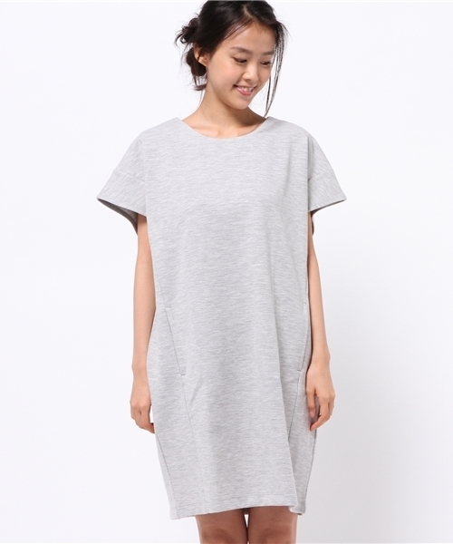 OUTLET（アウトレット）の「【CIAOPANIC TYPY】Wフェイスコクーンワンピース（ワンピース・レディース・グレー/オフホワイト/ネイビー・ONE）」の8枚目の写真