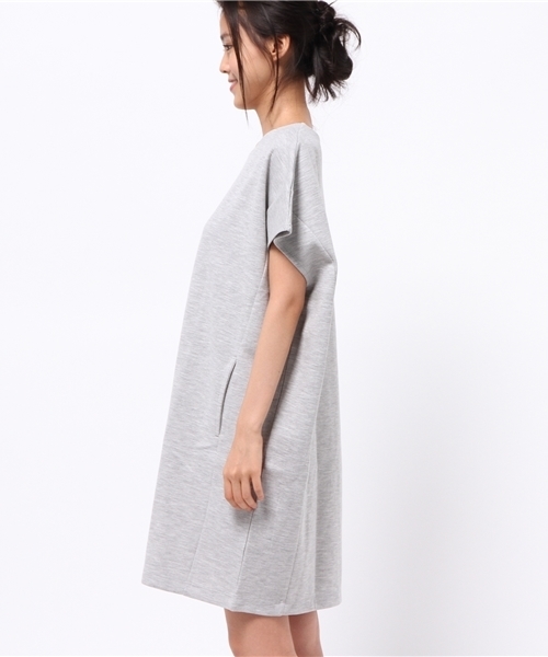 OUTLET（アウトレット）の「【CIAOPANIC TYPY】Wフェイスコクーンワンピース（ワンピース・レディース・グレー/オフホワイト/ネイビー・ONE）」の9枚目の写真