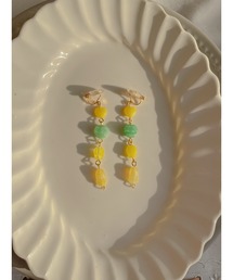 【Occhocochoi】Czechbees colorful earring(MA)