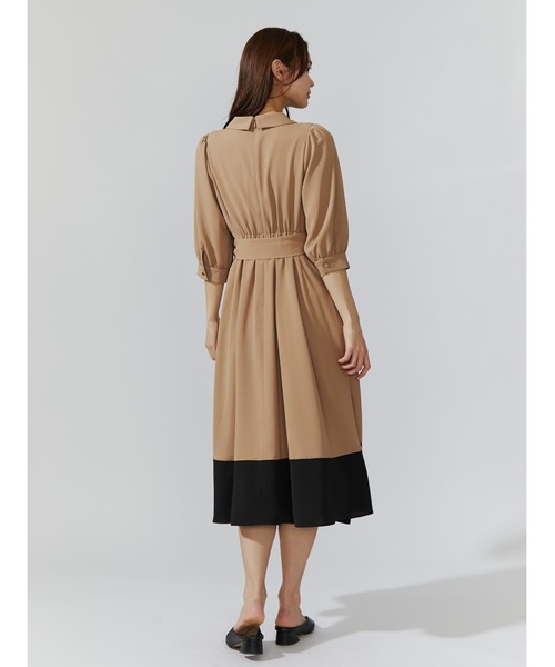 TONAL（トーナル）の「バイカラーカシュクールリボンフレア