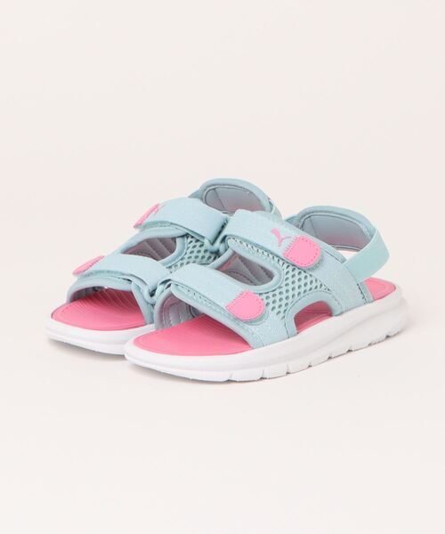 PUMA（プーマ）の「PUMA プーマ キッズ プーマ エヴォルブ サンダル 17-21cm（サンダル・キッズ・ターコイズブルー/ブラック・17.0cm/21.0cm/18.5cm/17.5cm/20.0cm/19.0cm）」の10枚目の写真