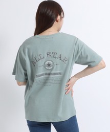 CONVERSE（コンバース）の「CONVERSE（コンバース）ブランドロゴ背中刺繍半袖Tシャツ レディース（Tシャツ/カットソー・メンズ）」