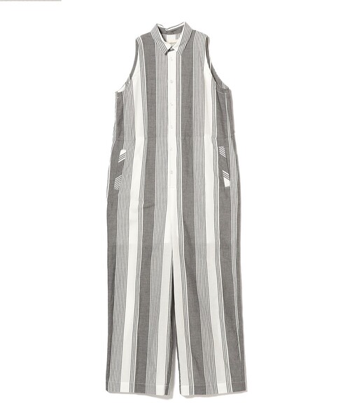 B:MING by BEAMS（ビーミングバイビームス）の「ambiance / ストライプ オールインワン（つなぎ/オールインワン・レディース・レッド/ブラック・SMALL/MEDIUM）」の9枚目の写真