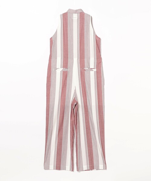 B:MING by BEAMS（ビーミングバイビームス）の「ambiance / ストライプ オールインワン（つなぎ/オールインワン・レディース・レッド/ブラック・SMALL/MEDIUM）」の16枚目の写真