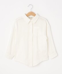 ◆【110-140cm/リンク】ダブルガーゼオーバーシャツ