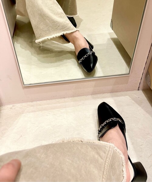 ESPERANZA(エスペランサ)の「チェーンミュールローファー 24SS(サンダル・レディース・ブラック/アイボリー/ベージュ系2・S/M/L/LL)」の22枚目の写真