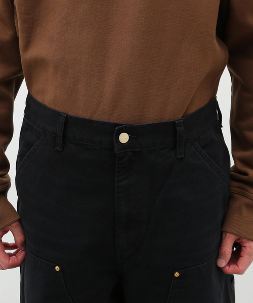 JOURNAL STANDARD(ジャーナルスタンダード)の「CARHARTT WIP DOUBLE KNEE PANT(aged canvas)(その他パンツ・メンズ・ブラック系その他・LARGE/MEDIUM/SMALL)」の6枚目の写真
