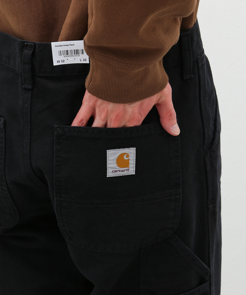 JOURNAL STANDARD(ジャーナルスタンダード)の「CARHARTT WIP DOUBLE KNEE PANT(aged canvas)(その他パンツ・メンズ・ブラック系その他・LARGE/MEDIUM/SMALL)」の8枚目の写真