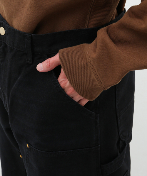 JOURNAL STANDARD(ジャーナルスタンダード)の「CARHARTT WIP DOUBLE KNEE PANT(aged canvas)(その他パンツ・メンズ・ブラック系その他・LARGE/MEDIUM/SMALL)」の9枚目の写真