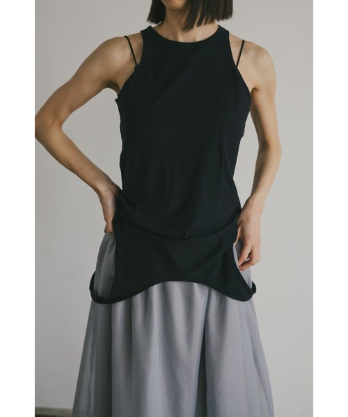 STYLEMIXER（スタイルミキサー）の「2WAYレイヤータンク（タンクトップ・レディース・オレンジ/ホワイト/ブラック・FREE）」の3枚目の写真