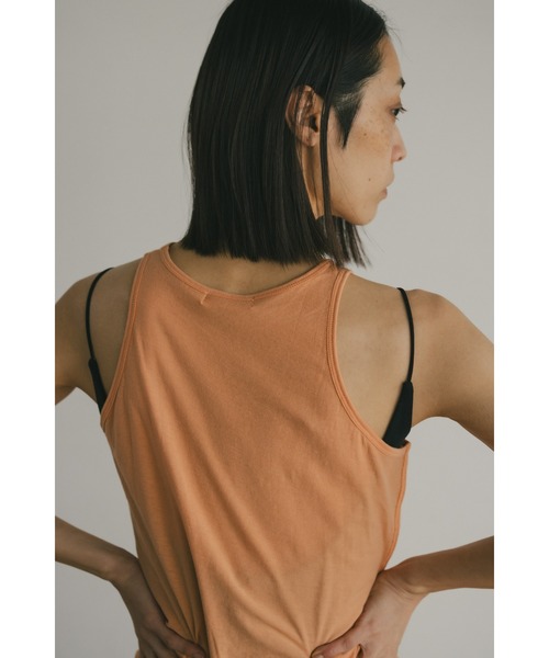 STYLEMIXER（スタイルミキサー）の「2WAYレイヤータンク（タンクトップ・レディース・オレンジ/ホワイト/ブラック・FREE）」の8枚目の写真