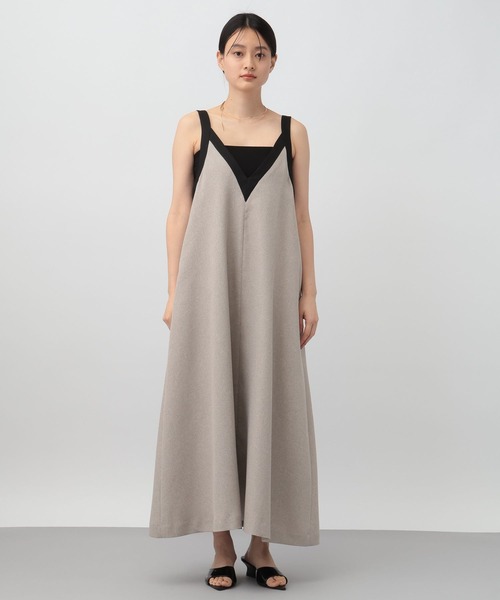 A part by(アパートバイ)の「ツィードライクジャンスカ(ジャンパースカート・レディース・ブラック/グレー系その他4・FREE)」の11枚目の写真