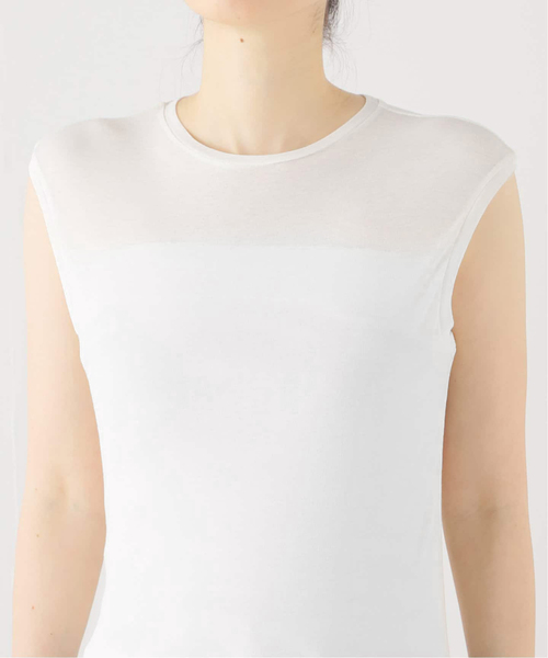 FRAMeWORK（フレームワーク）の「≪追加≫レイヤードL/Tee+TANK2（Tシャツ/カットソー・レディース・クリアイエロー/グレー・FREE）」の3枚目の写真