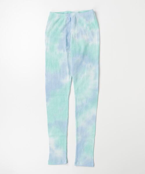 Healthknit(ヘルスニット)の「【 HealthKnit / ヘルスニット 】 タイダイ柄 ワッフル素材 レギンス SIP #4227(レギンス/スパッツ・レディース・ブラウン/ブルー・M/L)」の5枚目の写真