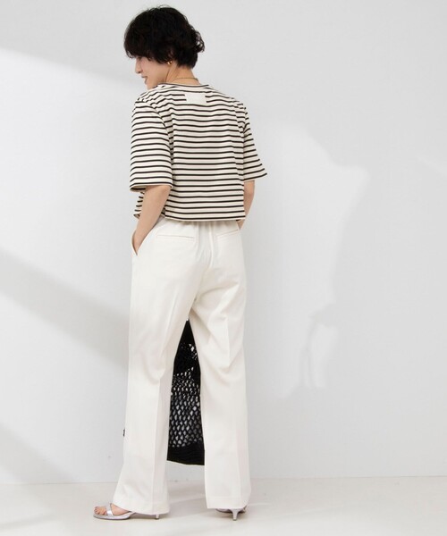 NOLLEY’S（ノーリーズ）の「ウォッシャブルスリットパンツ（その他パンツ・レディース・ブラック/キナリ・40/38/36/34）」の18枚目の写真