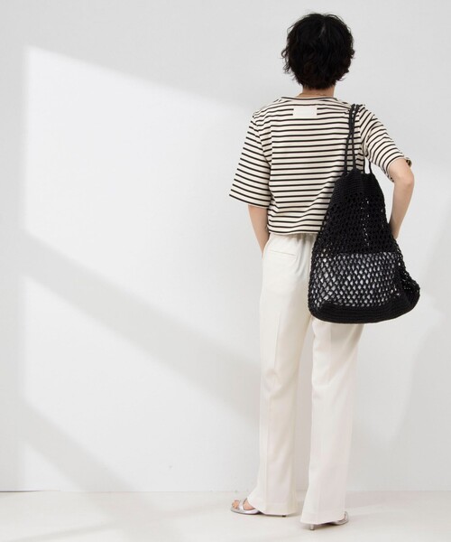 NOLLEY’S（ノーリーズ）の「ウォッシャブルスリットパンツ（その他パンツ・レディース・ブラック/キナリ・40/38/36/34）」の19枚目の写真