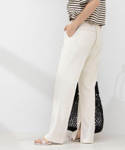 NOLLEY’S（ノーリーズ）の「ウォッシャブルスリットパンツ（その他パンツ・レディース・ブラック/キナリ・40/38/36/34）」の22枚目の写真