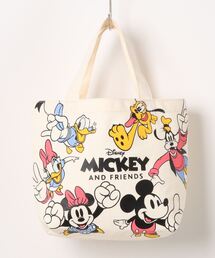 【 Disney 】 マチ付きバッグ (ミキフレ、ドナルド、スティッチ)