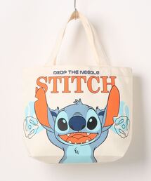 【 Disney 】 マチ付きバッグ (ミキフレ、ドナルド、スティッチ)