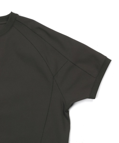 「AIR FLEX」WAFFLE TEE：高収縮機能素材 エアフレックス ワッフルTシャツ（Tシャツ/カットソー）｜The DUFFER of ST.GEORGE（ザダファーオブセントジョージ）