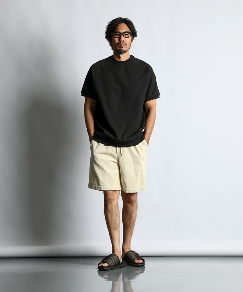 「AIR FLEX」WAFFLE TEE：高収縮機能素材 エアフレックス ワッフルTシャツ（Tシャツ/カットソー）｜The DUFFER of ST.GEORGE（ザダファーオブセントジョージ）