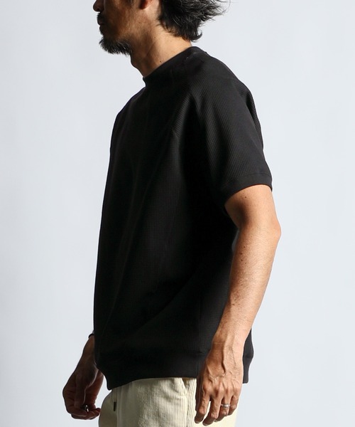 「AIR FLEX」WAFFLE TEE：高収縮機能素材 エアフレックス ワッフルTシャツ（Tシャツ/カットソー）｜The DUFFER of ST.GEORGE（ザダファーオブセントジョージ）
