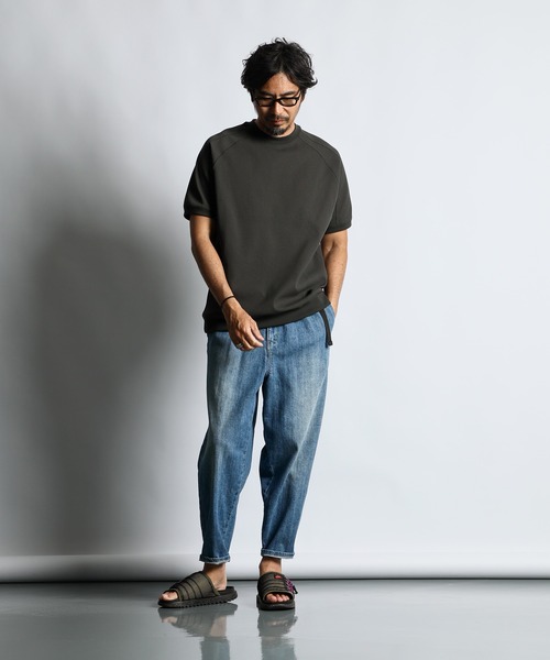 「AIR FLEX」WAFFLE TEE：高収縮機能素材 エアフレックス ワッフルTシャツ（Tシャツ/カットソー）｜The DUFFER of ST.GEORGE（ザダファーオブセントジョージ）