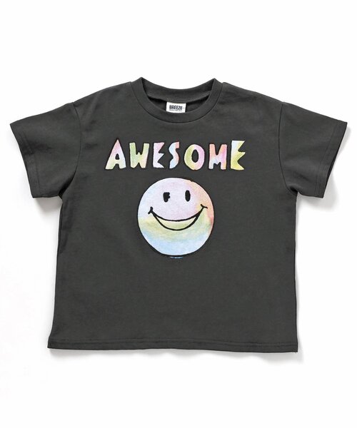 BREEZE（ブリーズ）の「【リンク】3柄モチーフTシャツ（Tシャツ/カットソー・キッズ・レモンイエロー/チャコール/ミント/オレンジ・80/90/100/110/120/130/140）」の2枚目の写真