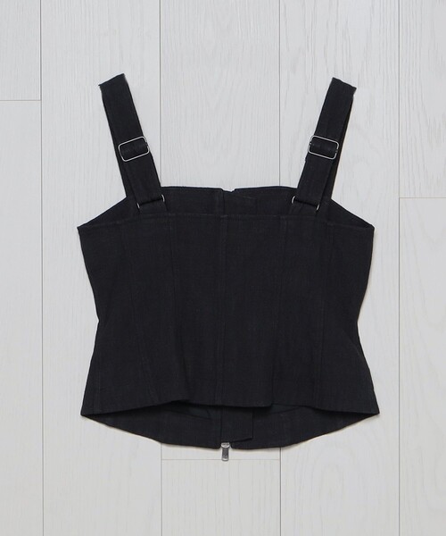 H　BEAUTY&YOUTH UNITED ARROWS（エイチビューティーアンドユースユナイテッドアローズ）の「＜H＞ジップキャミソールベスト（ベスト・レディース・オリーブ/ブラック・S/M）」の18枚目の写真
