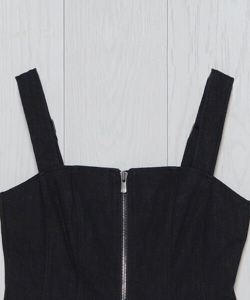 H　BEAUTY&YOUTH UNITED ARROWS（エイチビューティーアンドユースユナイテッドアローズ）の「＜H＞ジップキャミソールベスト（ベスト・レディース・オリーブ/ブラック・S/M）」の19枚目の写真