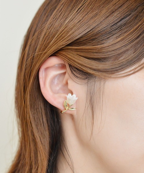 styiro（スタイロ）の「ニッケルフリー すずらんピアス（ピアス（両耳用）・レディース・ホワイト系その他/パープル系その他/パープル系その他2/ホワイト系その他2・FREE）」の6枚目の写真