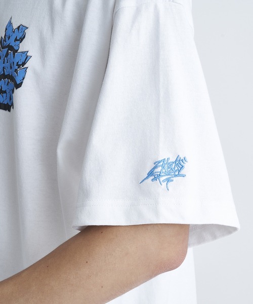 DC SHOES(ディーシーシューズ)の「24 THREE LINES GRAFF/DCグラフィティデザイン半袖バックプリント半袖Tシャツ(Tシャツ/カットソー・メンズ・ブラック/オレンジ/ホワイト/グレー・X-LARGE/LARGE/MEDIUM)」の6枚目の写真