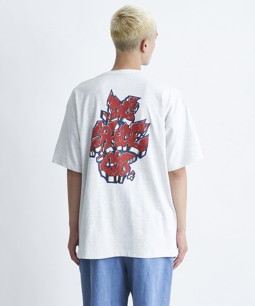 DC SHOES(ディーシーシューズ)の「24 THREE LINES GRAFF/DCグラフィティデザイン半袖バックプリント半袖Tシャツ(Tシャツ/カットソー・メンズ・ブラック/オレンジ/ホワイト/グレー・X-LARGE/LARGE/MEDIUM)」の10枚目の写真