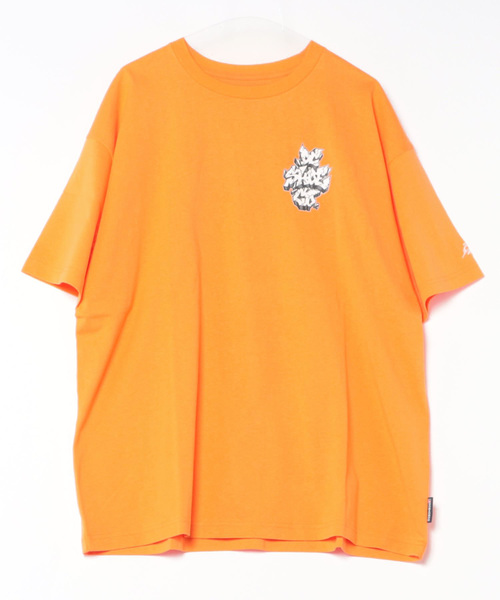 DC SHOES(ディーシーシューズ)の「24 THREE LINES GRAFF/DCグラフィティデザイン半袖バックプリント半袖Tシャツ(Tシャツ/カットソー・メンズ・ブラック/オレンジ/ホワイト/グレー・X-LARGE/LARGE/MEDIUM)」の13枚目の写真