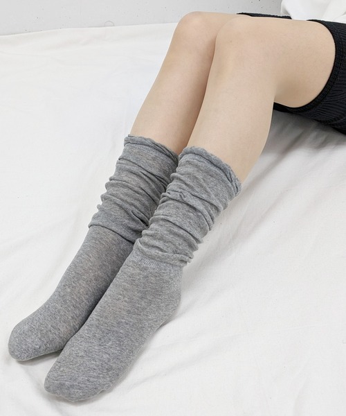 poiregnee（ポワニェ）の「［select］シアーソックス（ソックス/靴下・レディース・ブラック/ベージュ/ホワイト/グレー/アイボリー・FREE）」の4枚目の写真