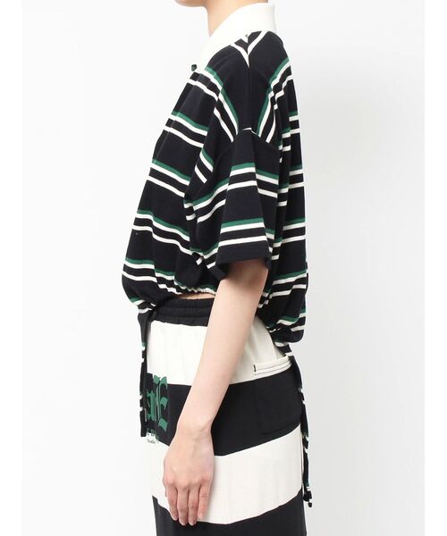 jouetie（ジュエティ）の「ボディースーツポロトップス【セットアップ対応】（ポロシャツ・レディース・ブラウン/レッド/ブラック・MEDIUM）」の10枚目の写真