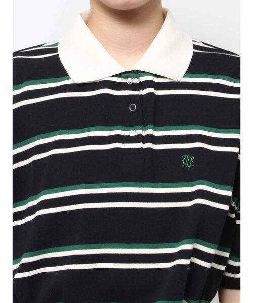 jouetie（ジュエティ）の「ボディースーツポロトップス【セットアップ対応】（ポロシャツ・レディース・ブラウン/レッド/ブラック・MEDIUM）」の8枚目の写真