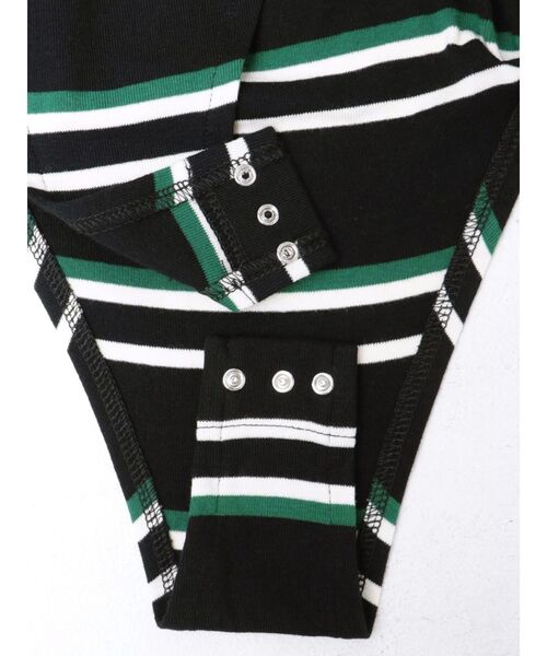 jouetie（ジュエティ）の「ボディースーツポロトップス【セットアップ対応】（ポロシャツ・レディース・ブラウン/レッド/ブラック・MEDIUM）」の4枚目の写真