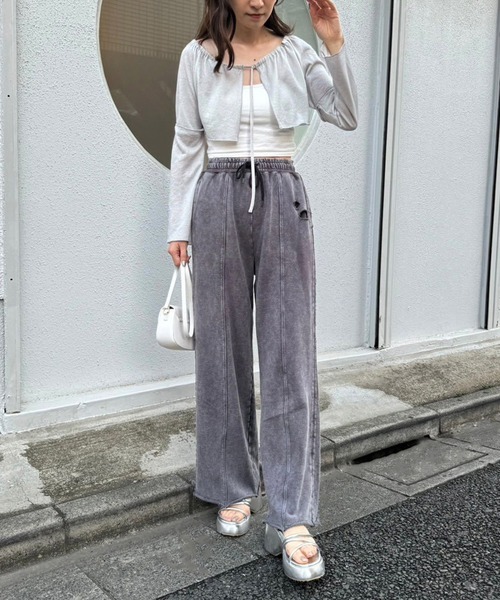 one after another NICE CLAUP（ワンアフターアナザーナイスクラップ）の「マルチウェイボレロトップス（Tシャツ/カットソー・レディース・ブラック/シルバー/オフホワイト・FREE）」の19枚目の写真