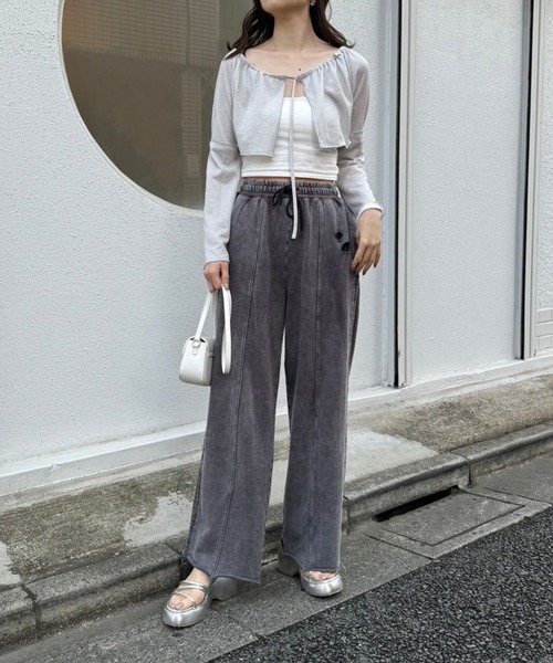 one after another NICE CLAUP（ワンアフターアナザーナイスクラップ）の「マルチウェイボレロトップス（Tシャツ/カットソー・レディース・ブラック/シルバー/オフホワイト・FREE）」の8枚目の写真