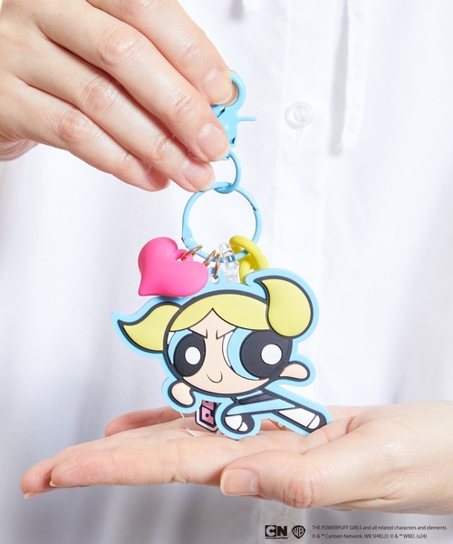 FLAPPER（フラッパー）の「FLAPPER フラッパー:パワーパフ ガールズ  じゃらじゃらチャーム（チャーム・レディース・ピンク/ブルー/グリーン・FREE）」の7枚目の写真