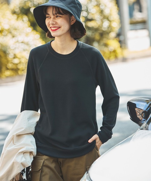 【セール】吸水速乾 ワッフルラグランTシャツ RP（Tシャツ/カットソー）｜AIGLE（エーグル）