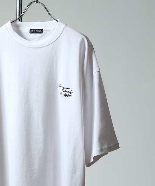 ZIP FIVE(ジップファイブ)の「【CONTRIBE】花柄プリント フラワーグラフィック オーバーサイズ Tシャツ(Tシャツ/カットソー・メンズ・ホワイト系/ホワイト系1/ブラック/ホワイト/ブラック系1/ブラック系・MEDIUM/LARGE)」の7枚目の写真