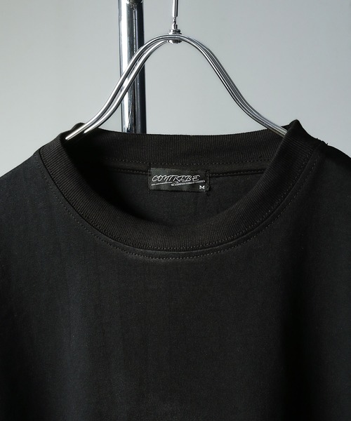ZIP FIVE(ジップファイブ)の「【CONTRIBE】花柄プリント フラワーグラフィック オーバーサイズ Tシャツ(Tシャツ/カットソー・メンズ・ホワイト系/ホワイト系1/ブラック/ホワイト/ブラック系1/ブラック系・MEDIUM/LARGE)」の9枚目の写真