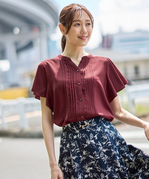 Honeys（ハニーズ）の「ピンタックブラウス（シャツ/ブラウス）」 - WEAR