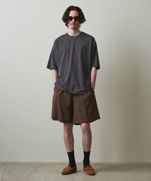 Steven Alan（スティーブンアラン）の「＜Steven Alan＞ フェード Tシャツ -LOOSE（Tシャツ/カットソー・メンズ・レッド/ネイビー/ダークグリーン/ダークグレー・S/XL/M/L）」の11枚目の写真
