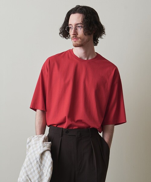 Steven Alan（スティーブンアラン）の「＜Steven Alan＞ フェード Tシャツ -LOOSE（Tシャツ/カットソー・メンズ・レッド/ネイビー/ダークグリーン/ダークグレー・S/XL/M/L）」の15枚目の写真