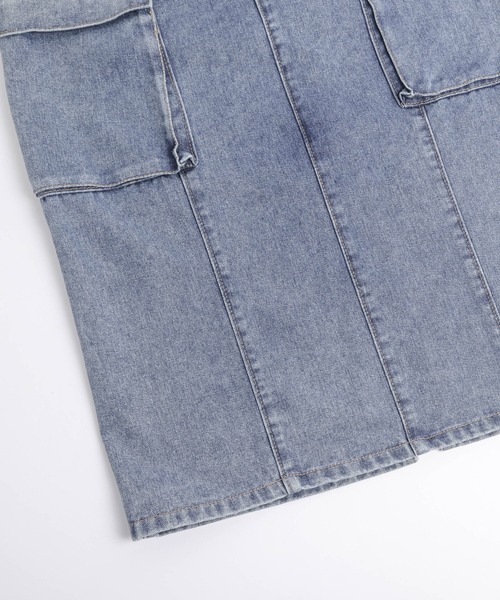Lajour｜カーゴサスペンダーデニムスカート | Rakuten Fashion