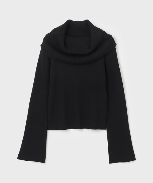 GRACE CONTINENTAL(グレースコンチネンタル)の「オフショルニットトップ(ニット/セーター・レディース・グレー/ブラック/ブルー・36)」の5枚目の写真