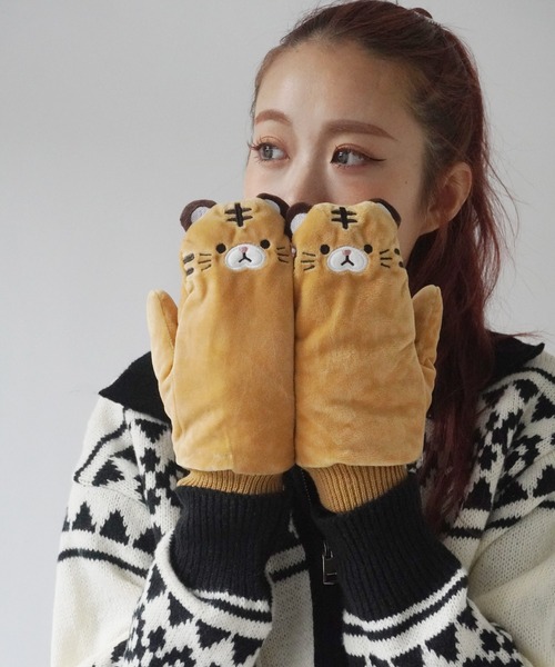 Port（ポート）の「【 Port / ポート 】 アニマル カバー ミトン（手袋・レディース・B/G/D/E・FREE）」の3枚目の写真